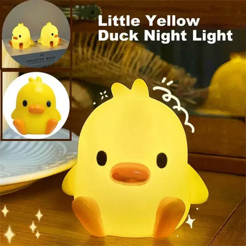 Little Yellow Duck Night Light - Creative Children's Desk Lamp
