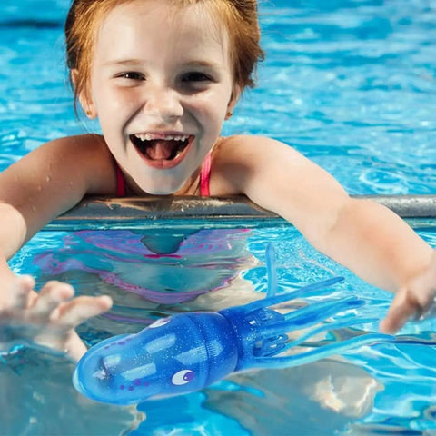 Light-Up Electric Squid Bath & Pool Toy