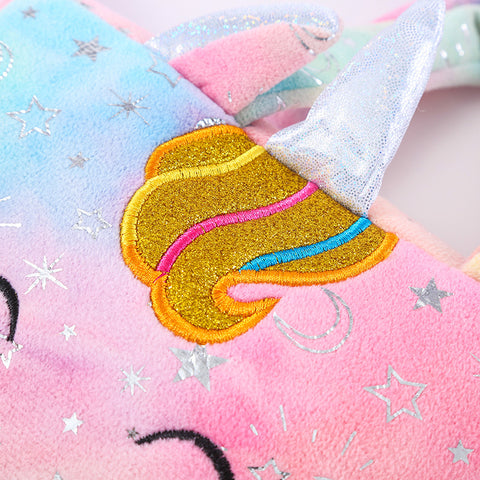 Plush Unicorn Crossbody Bag for Kids