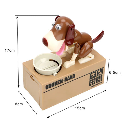Robotic Dog Stealing Coin Bank – Interactive Money Saving Box for Kids