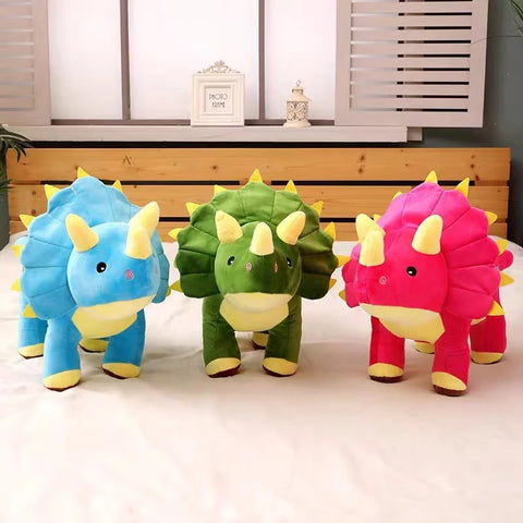 Creative Big Plush Soft Triceratops Stegosaurus Dinosaur Plush Toy