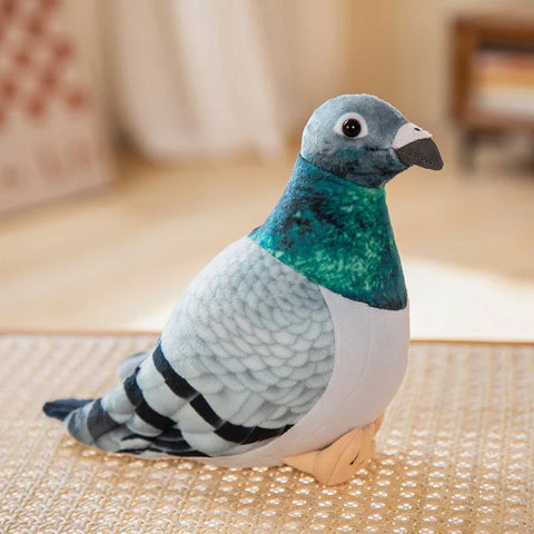 Lifelike Bird Plush Toys – Simulation Pigeon and Dove Stuffed Animals