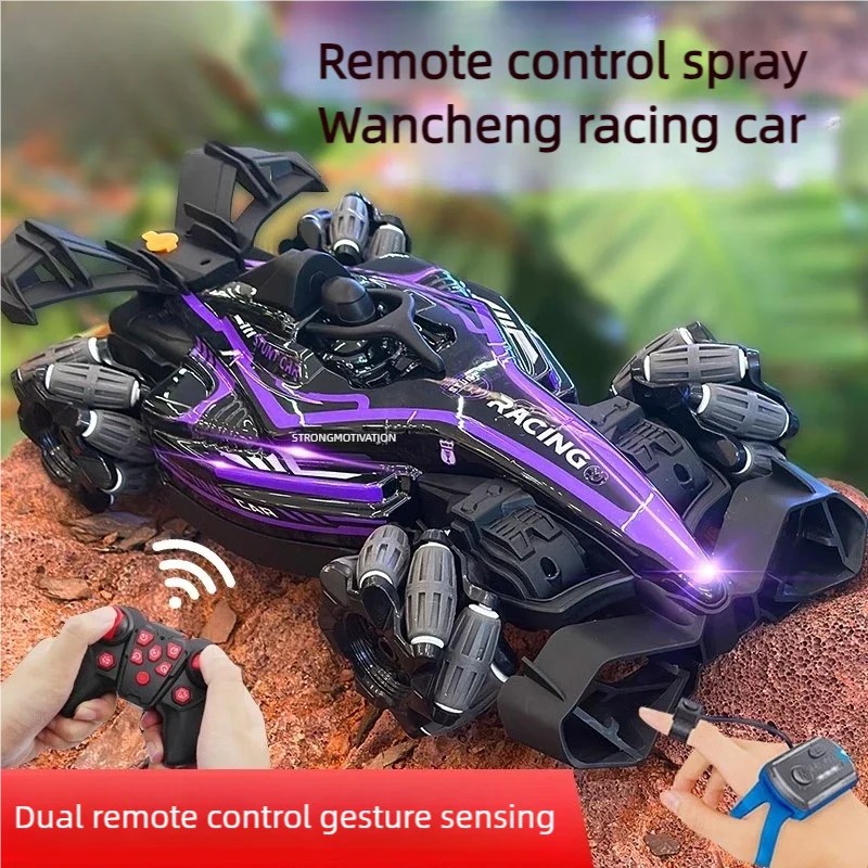 Car Rc W Light Dual Racer Home Dual Control RC LED Supercar - High-Speed Stunt Drift!