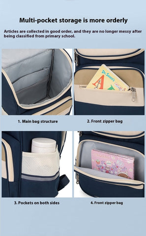 Elementary School Backpack- Ultra Light, Durable, and Dirt-Resistant