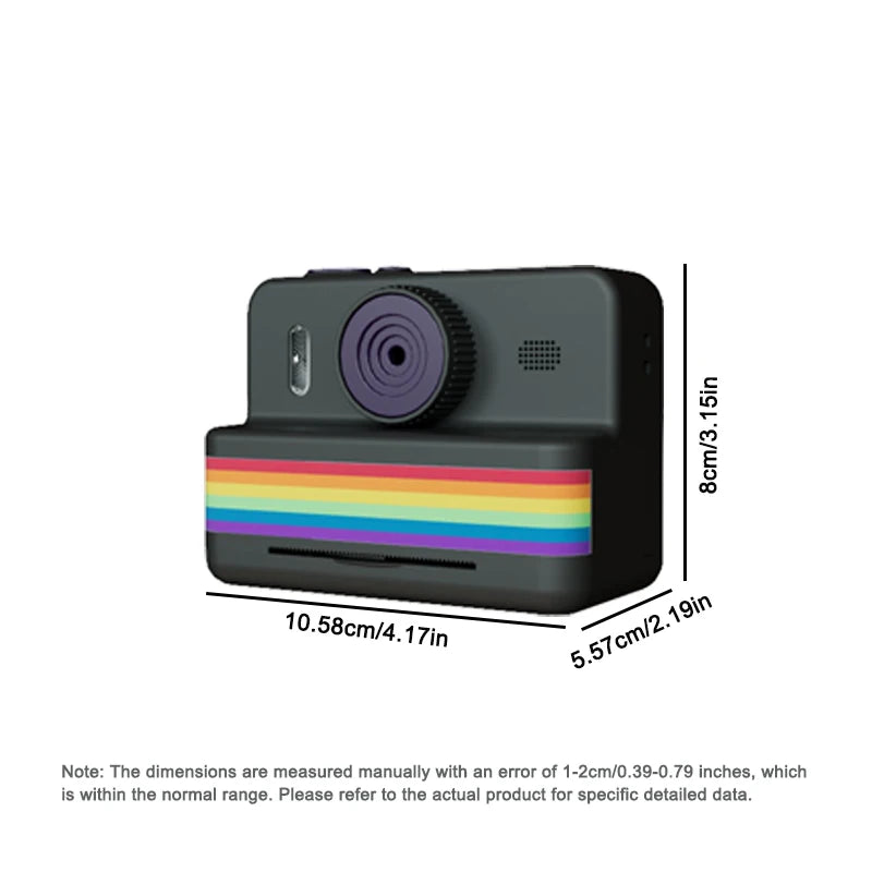 Kids Instant Print Digital Camera Teeny Pandas