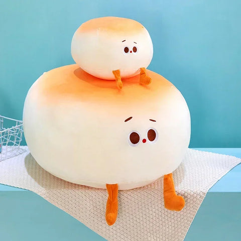 Cute and Soft Steamed Bun Pillow Plushies
