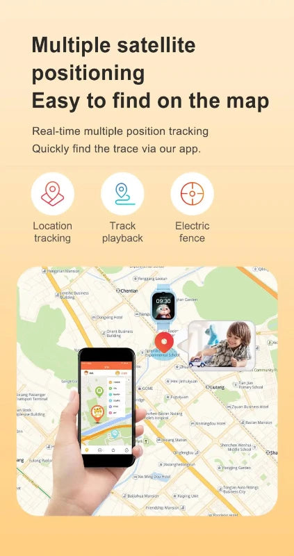 4G Kids Smartwatch with GPS Tracker & Video Call – Safe & Fun Connection for Kids! Teeny Pandas