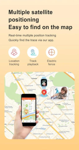 4G Kids Smartwatch with GPS Tracker & Video Call – Safe & Fun Connection for Kids! Teeny Pandas
