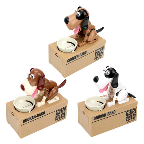 Robotic Dog Stealing Coin Bank – Interactive Money Saving Box for Kids