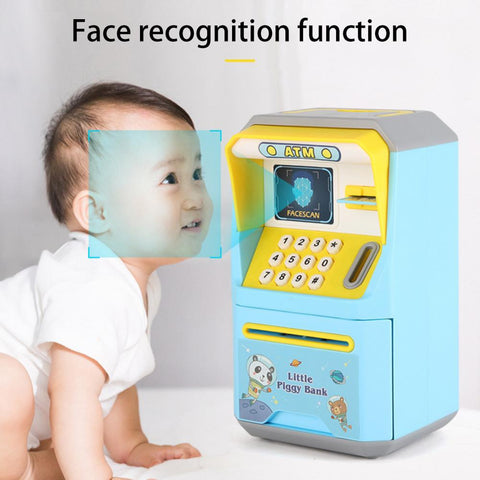 Educational Multifunctional Password Piggy Bank – ATM-Style Money Box for Kids