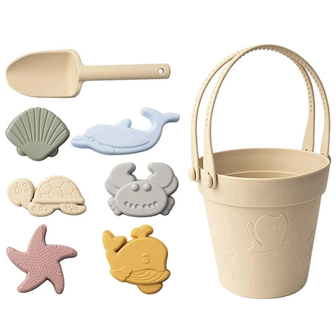 Kids Silicone Beach Toys Set - Durable, Eco-Friendly Fun Teeny Pandas