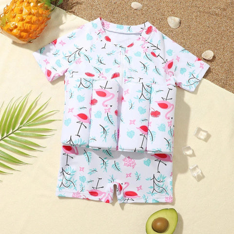 Floating Swimsuit for Girls -  One-Piece Swimwear for Kids!