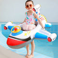 Inflatable Kids Swim Ring – Airplane Pool Float