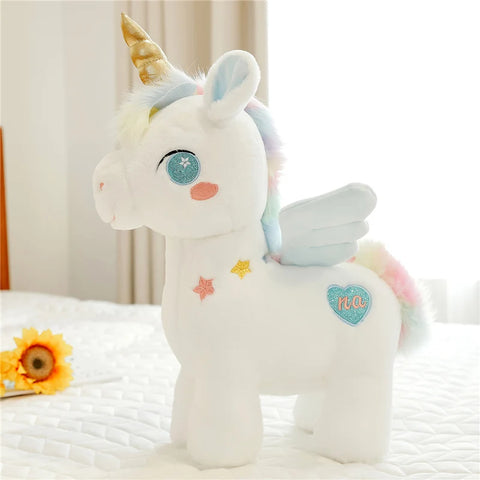 Fantasy Unicorn Plush Toy – Cute Angel Pegasus Stuffed Doll