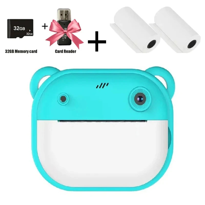 Kids Digital Thermal Print Camera - Creative Play for Kids Teeny Pandas