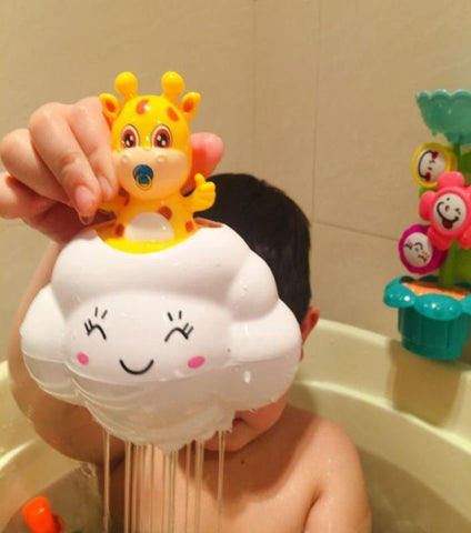 Cute Swimming Cloud Shower Bath Toy