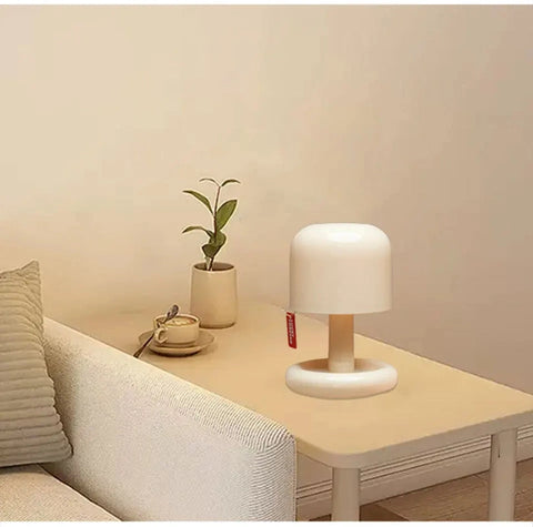 Sunset Mushroom Night Light LED Table Lamp – USB Rechargeable Mood Light