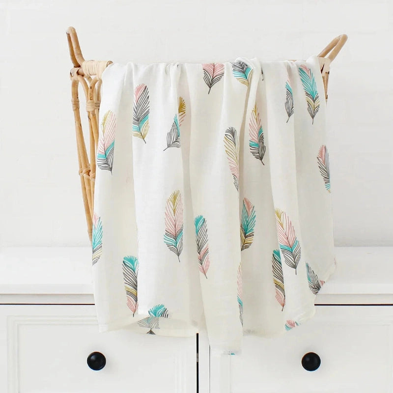 Gentle Bamboo Cotton Swaddle - Luxurious Comfort and Breathable Swaddle Teeny Pandas