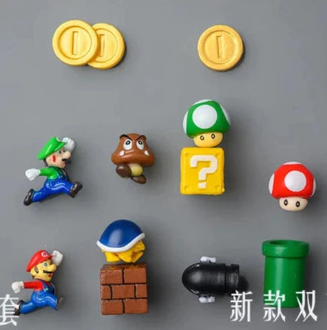 Classic Cartoon Refrigerator Magnet - Game Character Fridge Magnet Stickers