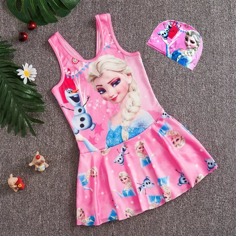 Princess Elsa Kids Swimsuit
