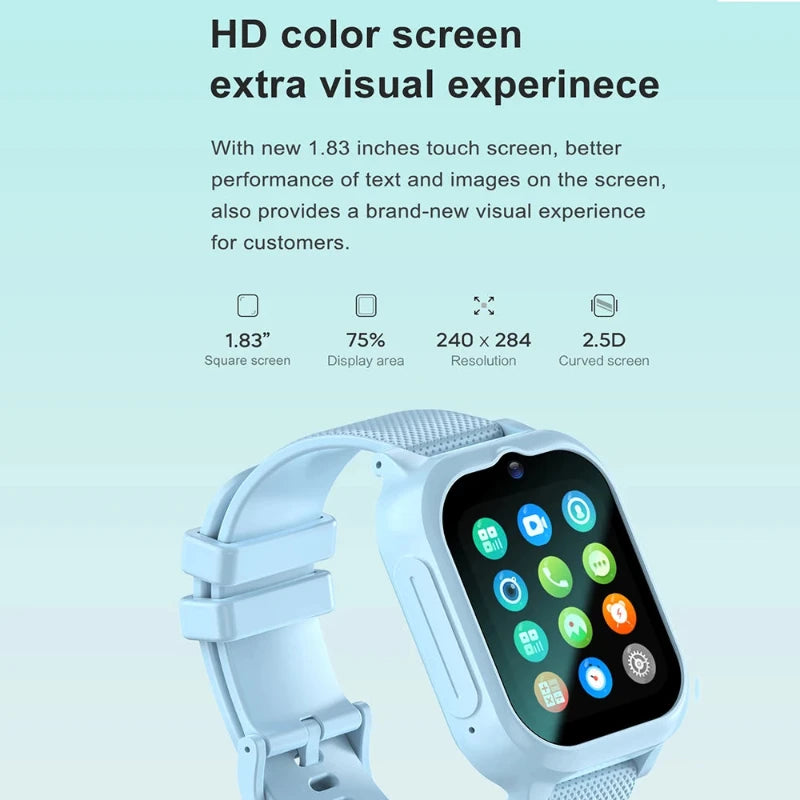 4G Kids Smartwatch with GPS Tracker & Video Call – Safe & Fun Connection for Kids! Teeny Pandas