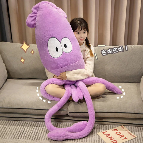 Simulation Octopus Doll - Lifelike Large Squid Plush Toy