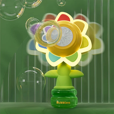 Sunflower Bubble Machine Toy - Endless Fun, Endless Bubbles!