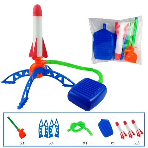 Kids Rocket Foot Pump – Air Powered Soaring Rocket Launcher for Children