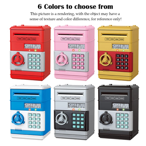 ATM Password Piggy Bank – Electronic Money Saving Box for Kids