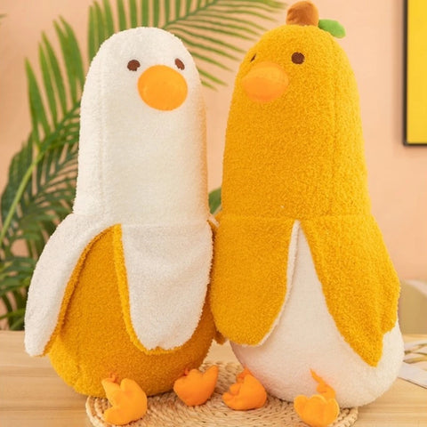 Soft Banana Duck Plushies