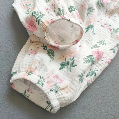 Kids' Cotton Muslin Bamboo Summer Pants – Lightweight and Breathable Bloomers