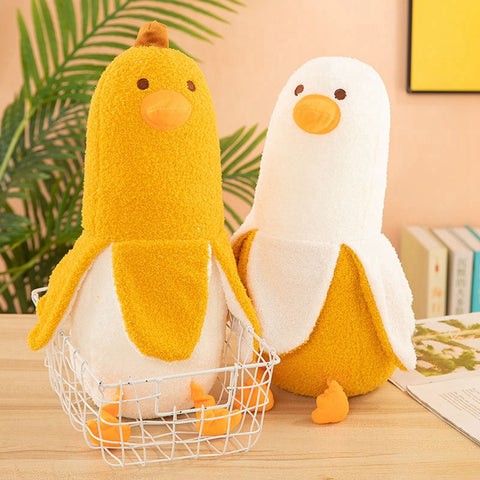 Soft Banana Duck Plushies
