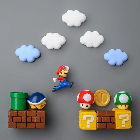 Classic Cartoon Refrigerator Magnet - Game Character Fridge Magnet Stickers