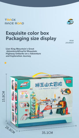 Lion Theme Interactive Playset Mountain Adventure Race Track