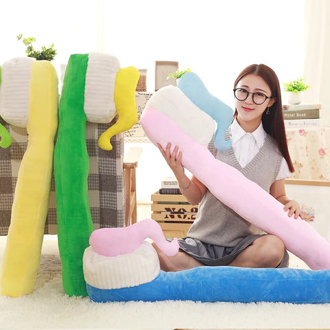 Toothbrush Plush Toy Pillow - Sleep Cushion