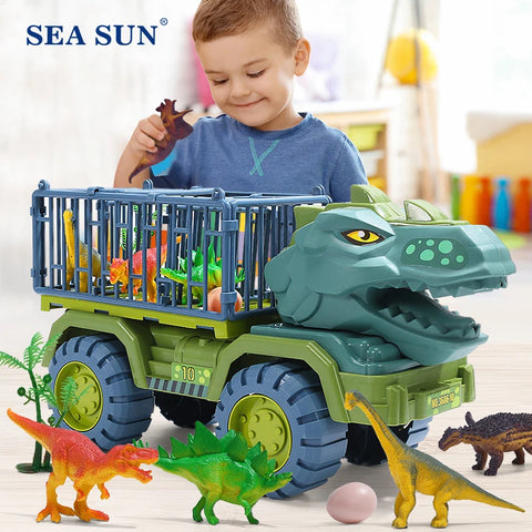 Interactive Dinosaur Engineering Vehicle Set for Kids Teeny Pandas