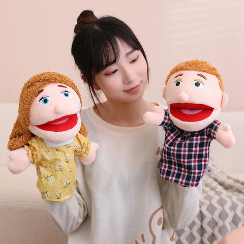 Kids Plush Finger & Hand Puppets – Role Play Toys for Bedtime Stories