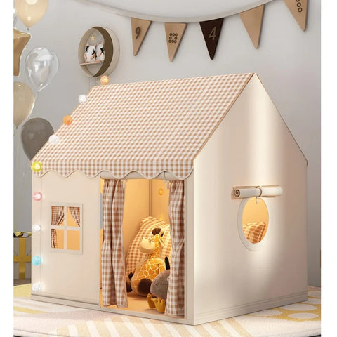 Kids Small House Folding Playtent - Princess Girl Castle Play House Toy Tent