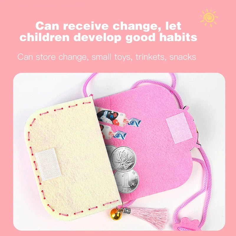 Kids' Creative Crossbody Bag for Toddlers - Cute and Stylish! Teeny Pandas