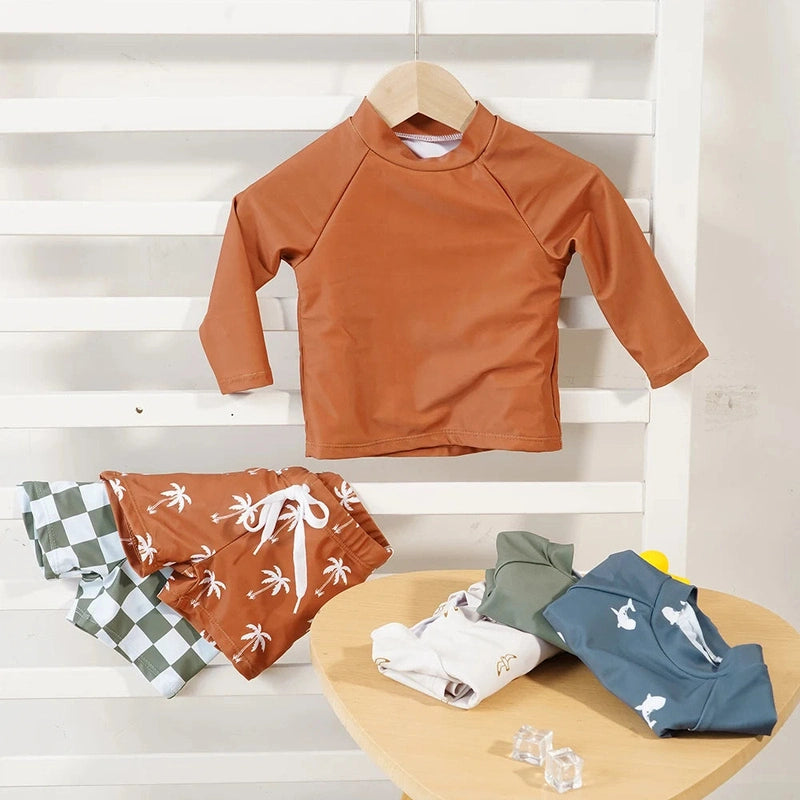 Toddler Sun Protection Swim Set - Safe, Comfortable & Ready for Fun! Teeny Pandas