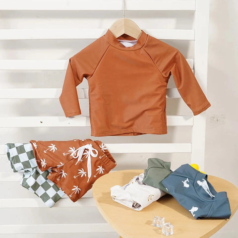 Toddler Sun Protection Swim Set - Safe, Comfortable & Ready for Fun! Teeny Pandas