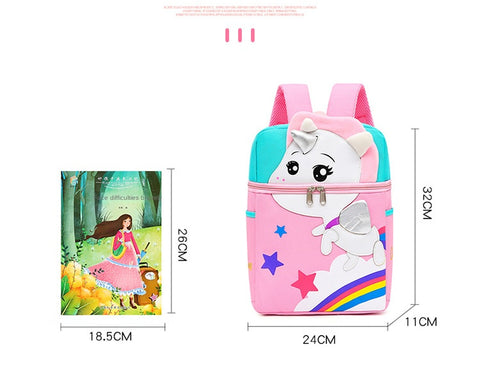 Cartoon Animal Backpack for Boys & Girls