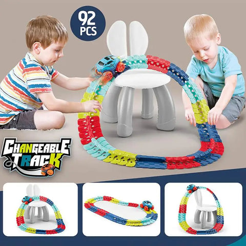 Gravity Defying Race Track for Kids – Exciting STEM Toy Teeny Pandas