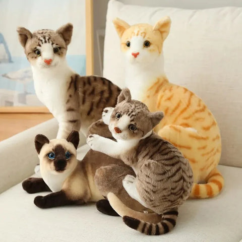 Cute Plush Cat Doll – Soft Stuffed Kitten Toy