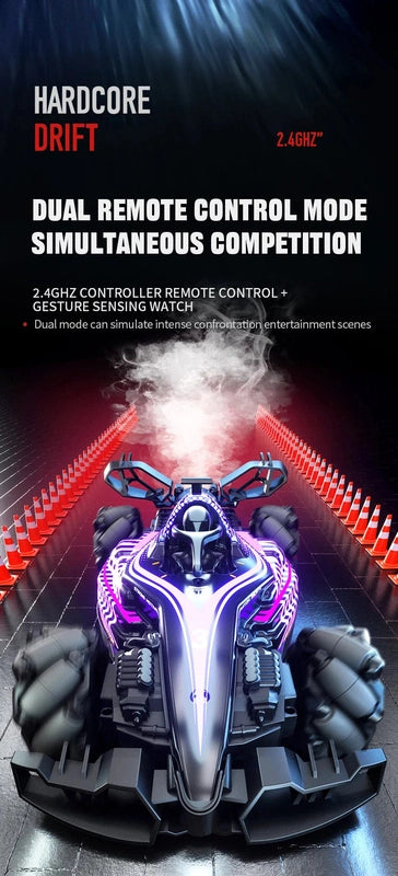 Gesture Sensing Stunt RC Car with 360 Drifting & Realistic Effects - product detail view 14