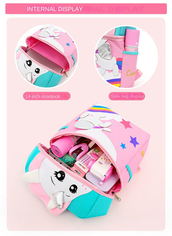 Cartoon Animal Backpack for Boys & Girls