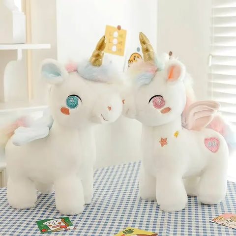 Fantasy Unicorn Plush Toy – Cute Angel Pegasus Stuffed Doll