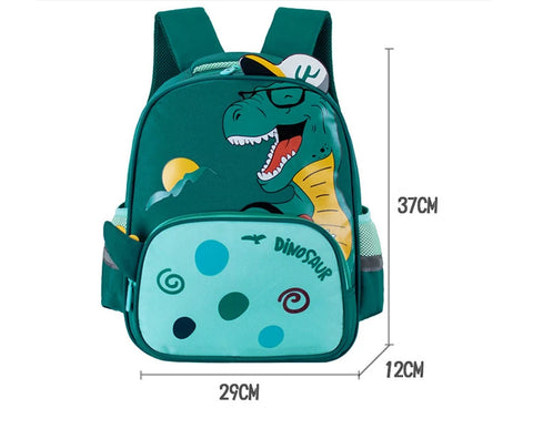 Cartoon Dinosaur Kindergarten School Bag for Boys