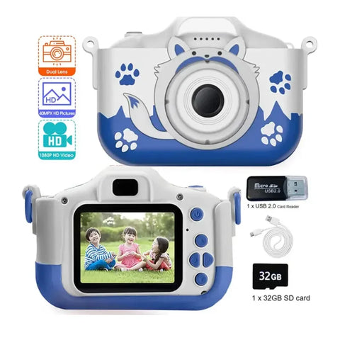 PixelCam Digital Camera with 1080P Video – Perfect First Camera for Children