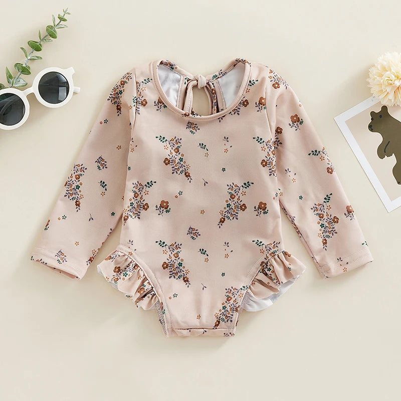 Ruffle Backless Bodysuit for Toddlers - For a Elegant Summer Look! Teeny Pandas